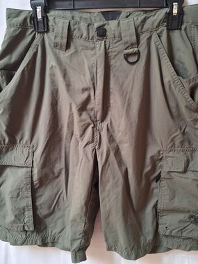 Boy Scouts of America Centennial Uniform Shorts Olive Green Supplex Nylon Small